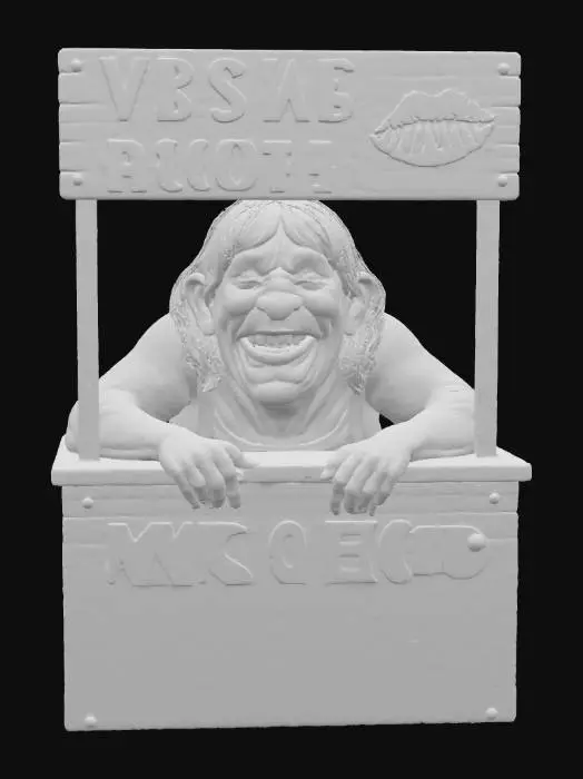 3D model for Kissing Booth Sculpture