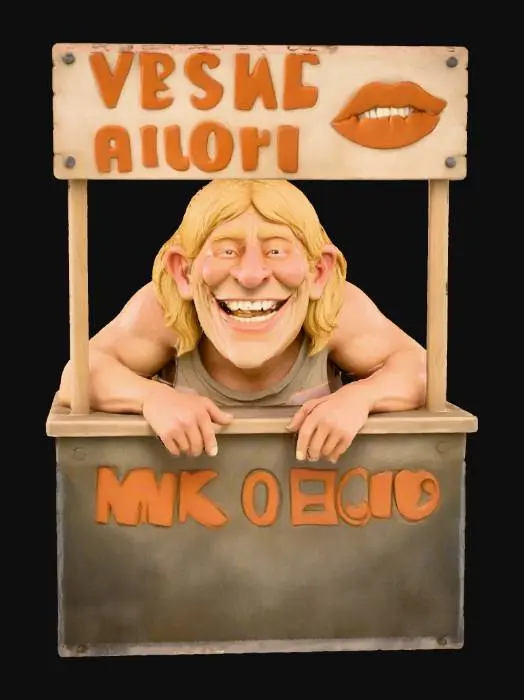 3D model for Kissing Booth Sculpture