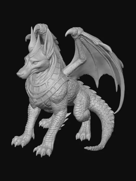 3D model for Anubis Dragon