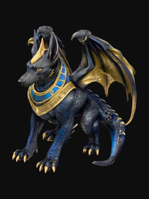 3D model for Anubis Dragon