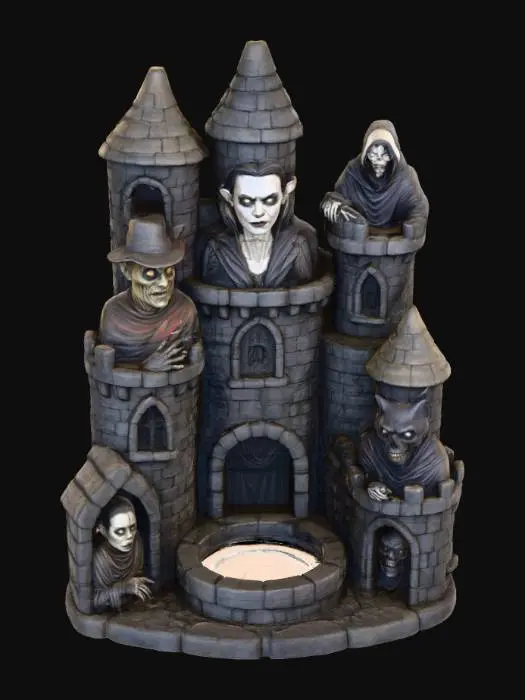 3D model for Haunted Citadel, #Halloween2025#