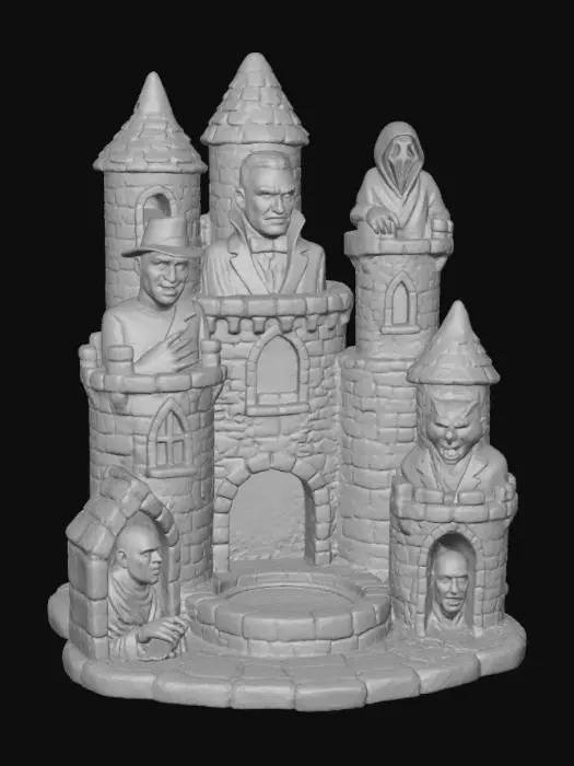 3D model for Haunted Citadel, #Halloween2025#