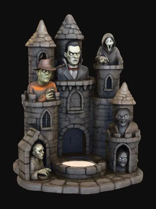 3D model for Haunted Citadel, #Halloween2025#