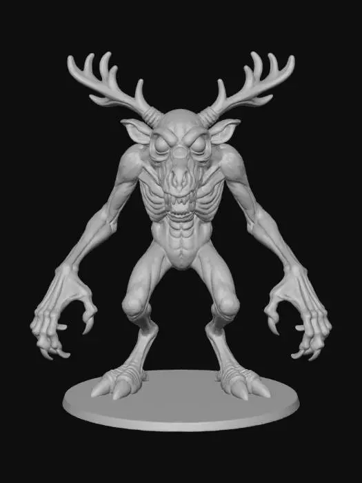 3D model for Wendigo Beast, #Halloween2025#