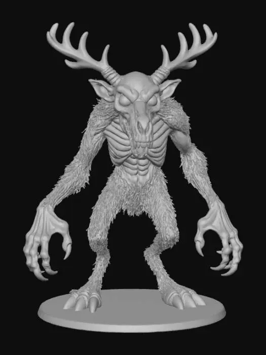 3D model for Wendigo Beast, #Halloween2025#