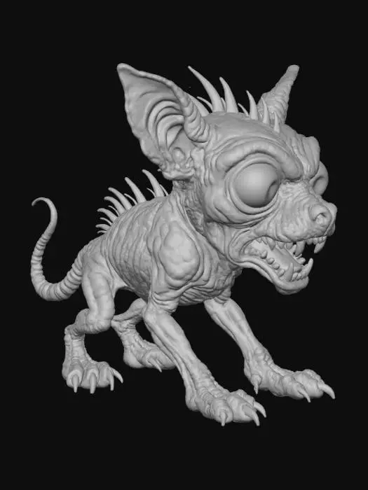 3D model for young Chupacabra, #Halloween2025#