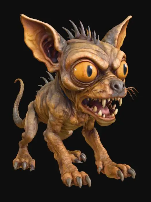 3D model for young Chupacabra, #Halloween2025#