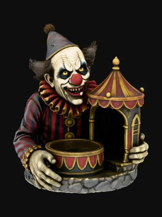 3D model for Creepy Carnival Clown