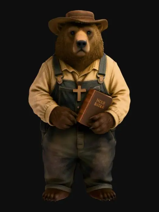 3D model for Preacher Bear