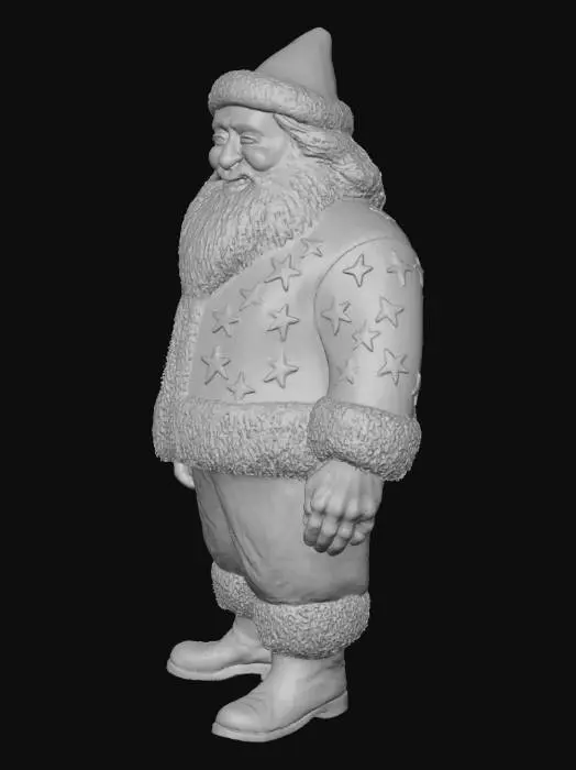 3D model for Patriotic Santa
