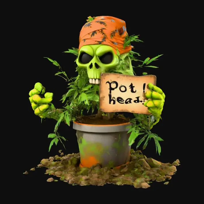 3D model for Pot Plant Warrior