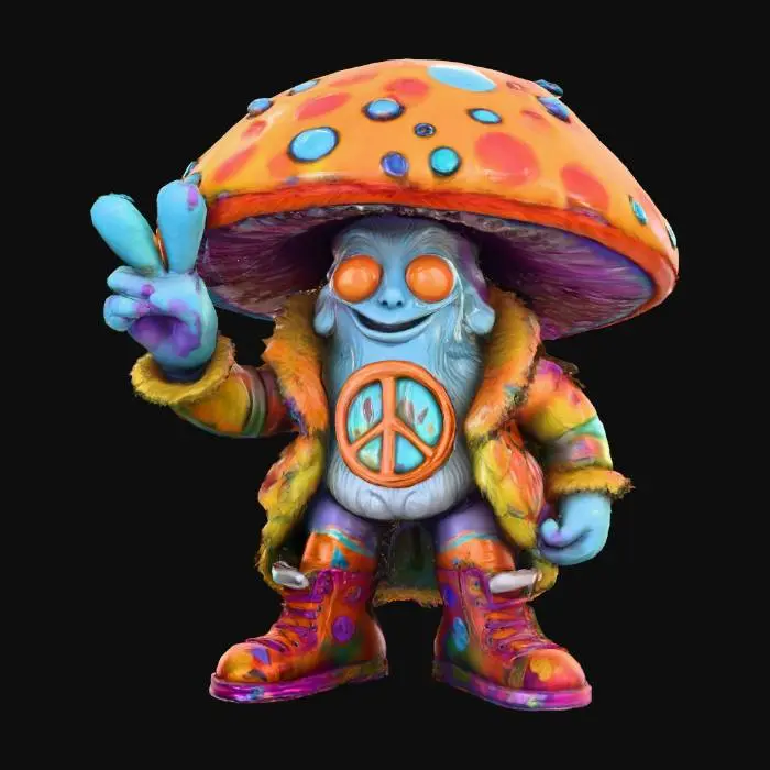 3D model for Peaceful Shroomer