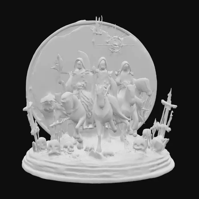 3D model for Apocalyptic Riders