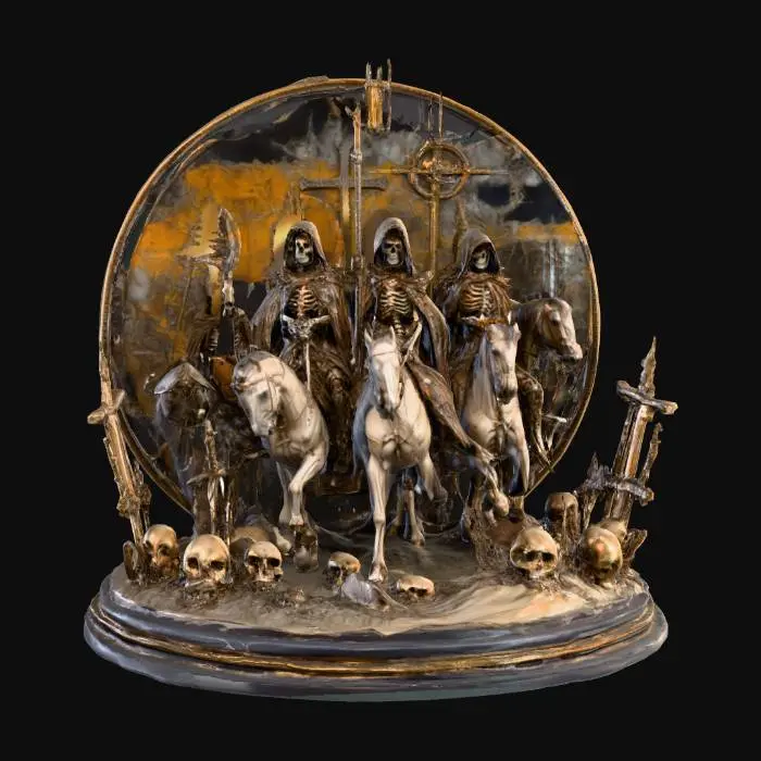 3D model for Apocalyptic Riders