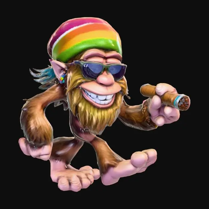 3D model for Reggae Bigfoot