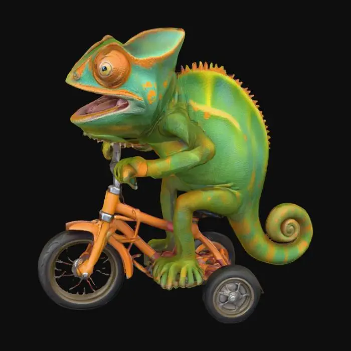 3D model for Chameleon Rider