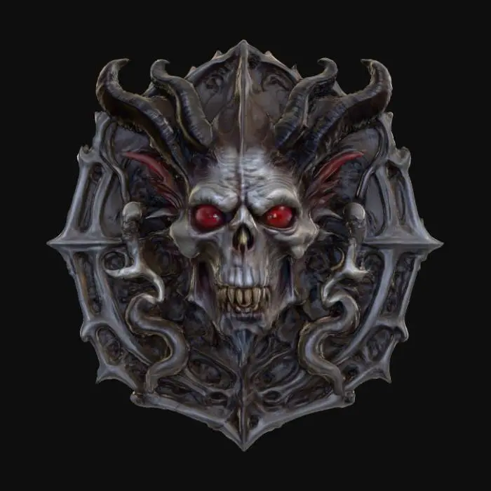 3D model for Demonic Sentinel