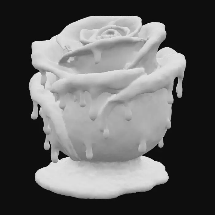 3D model for Rainbow Rose Drip