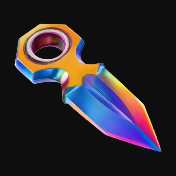 3D model for #PBR#, Prismatic Dagger