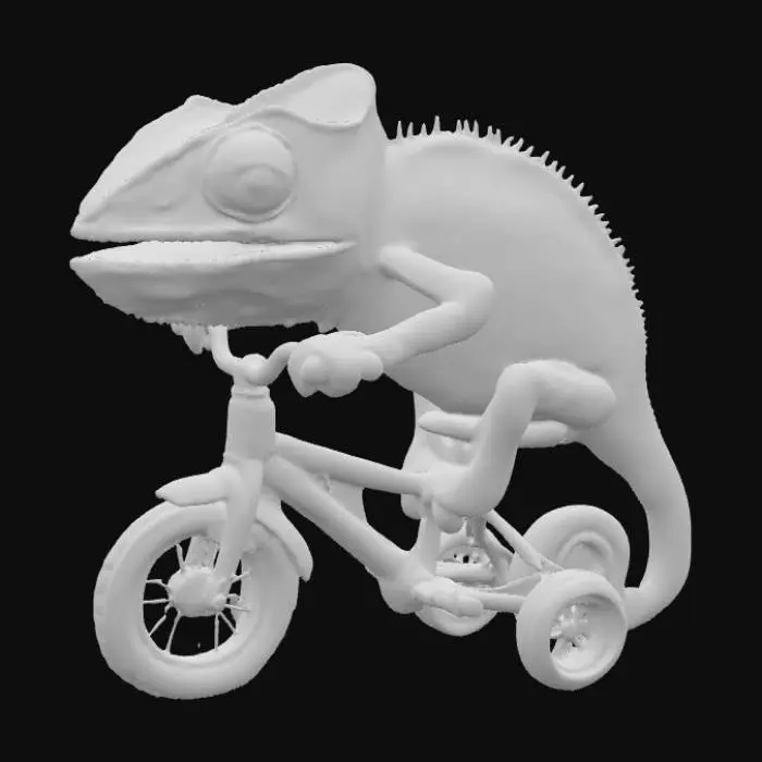 3D model for Chameleon Cyclist
