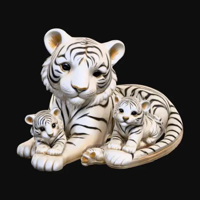 3D model for Tiger Family Moment