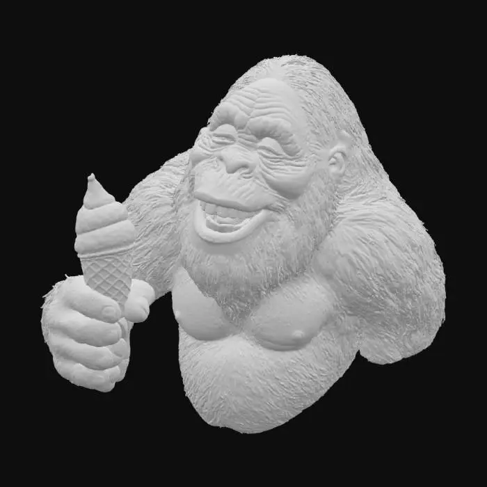 3D model for Ice Cream backwoods delivery, #food#