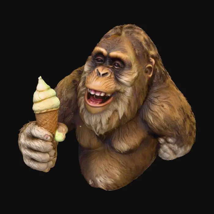 3D model for Ice Cream backwoods delivery, #food#