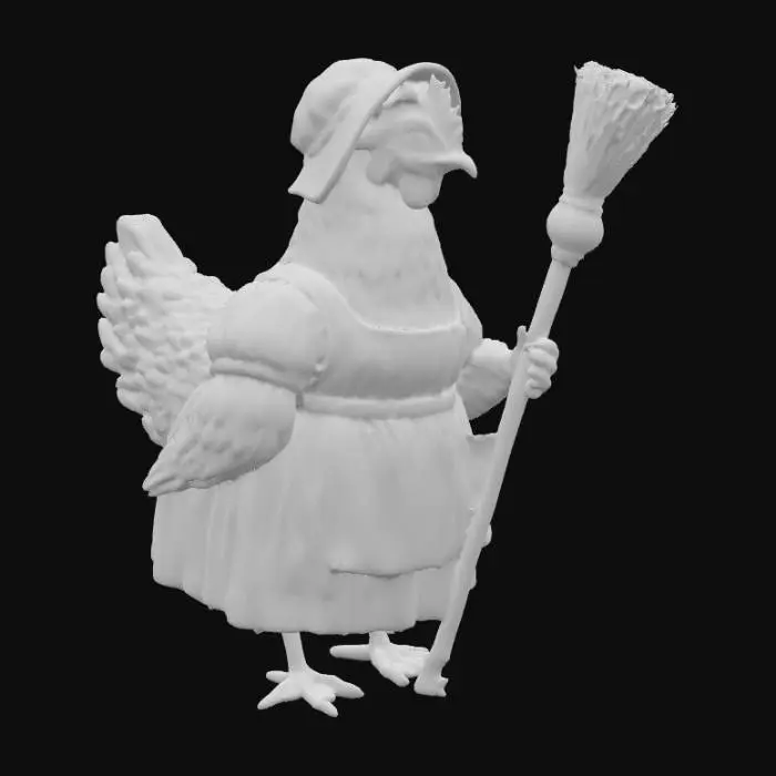 3D model for Hen Housekeeper