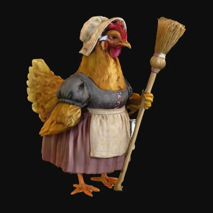 3D model for Hen Housekeeper
