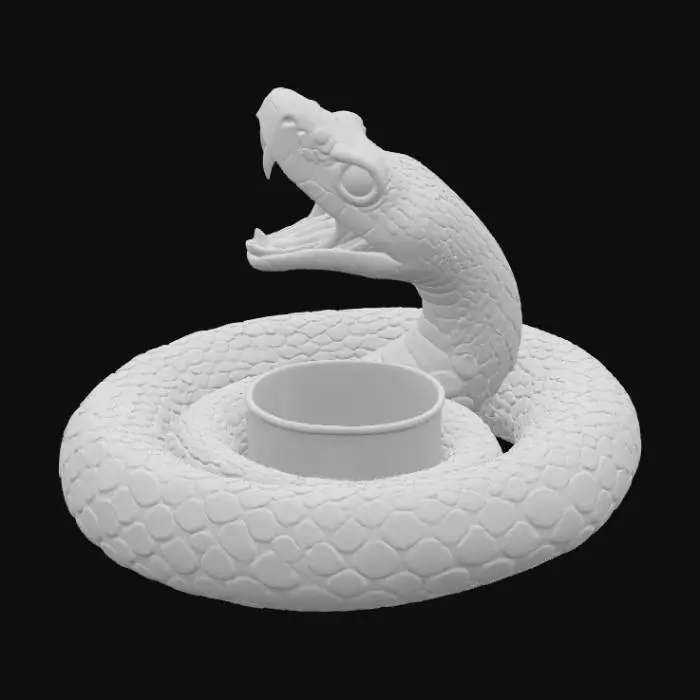 3D model for Serpent Sculpture Bowl