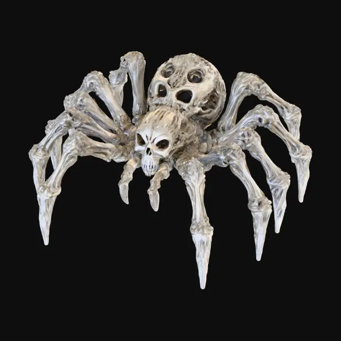 3D model for Skull Spider Sculpture