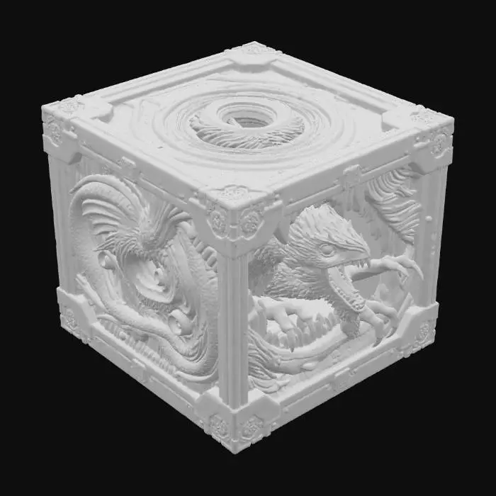3D model for Dragon Puzzle Box