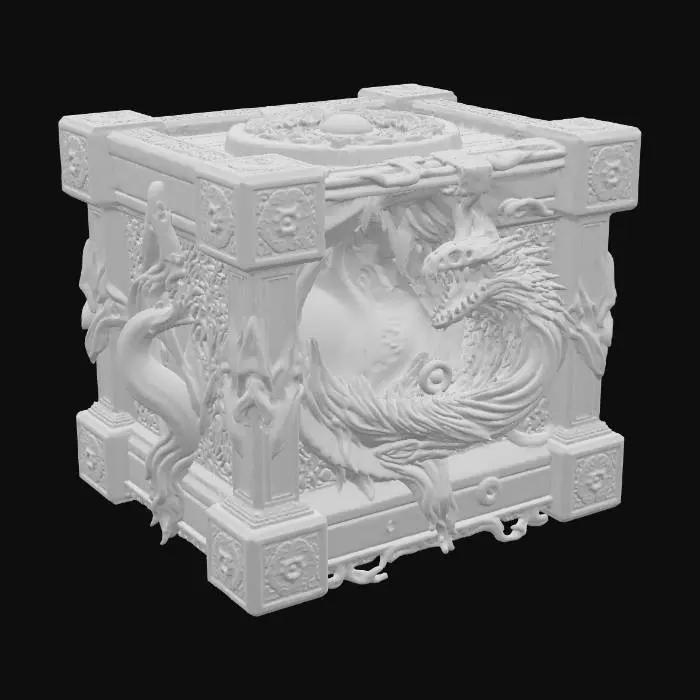 3D model for Dragon Enigma pandora crate
