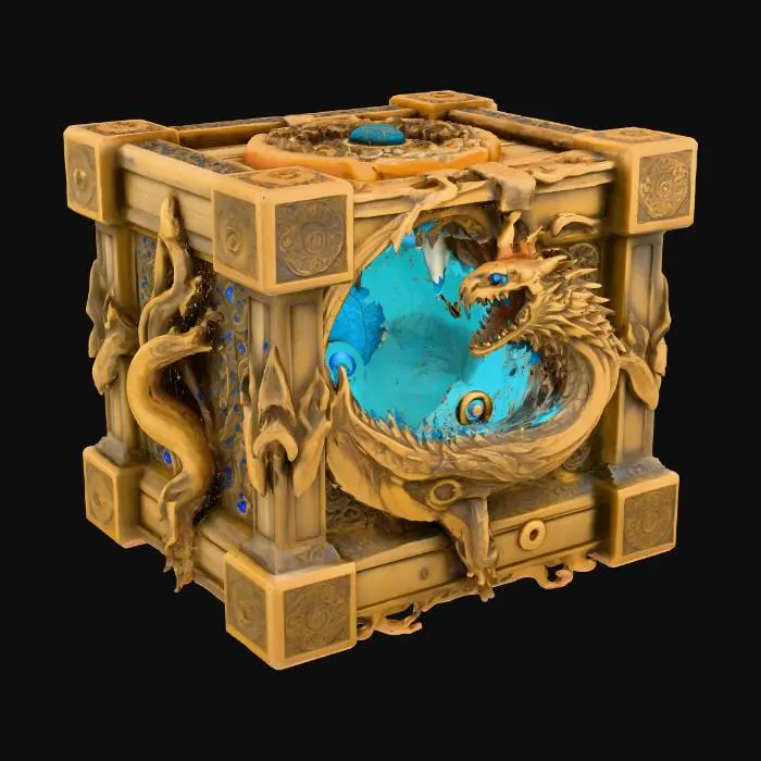 3D model for Dragon Enigma pandora crate