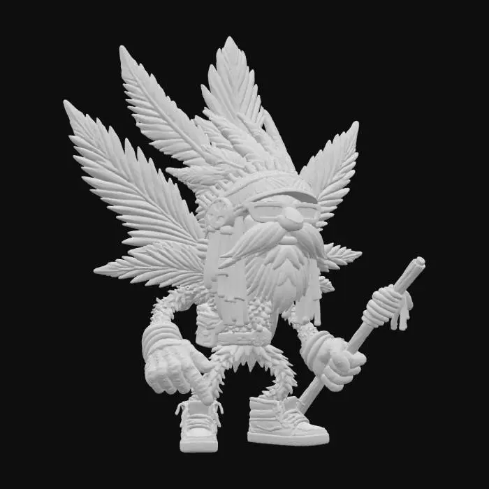 3D model for Leafy Wanderer