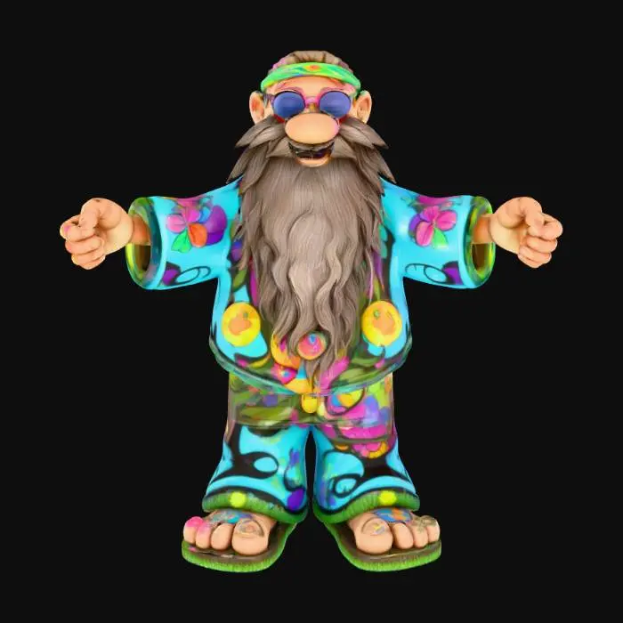 3D model for Peaceful Vibes