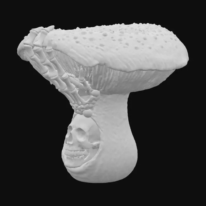 3D model for Mushroom Reaper Candle Holder