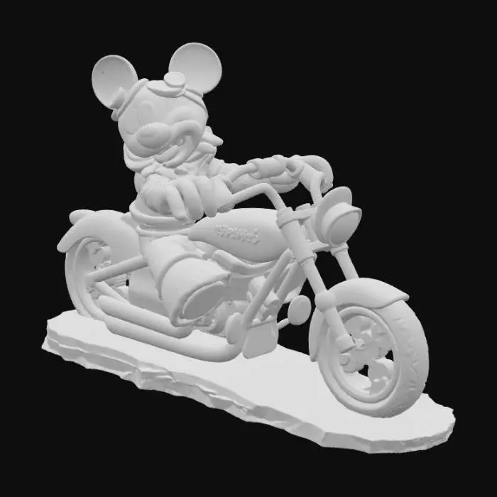 3D model for Mouse on a Motorbike