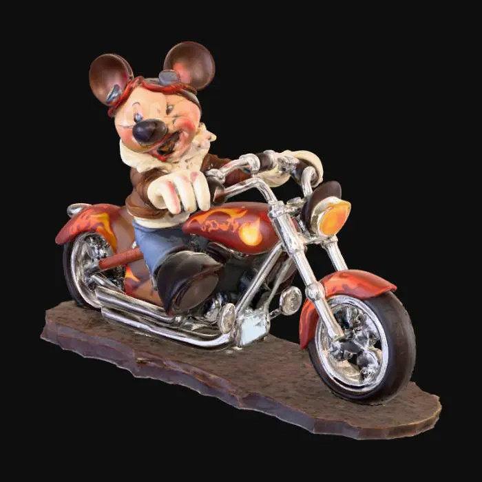 3D model for Mouse on a Motorbike