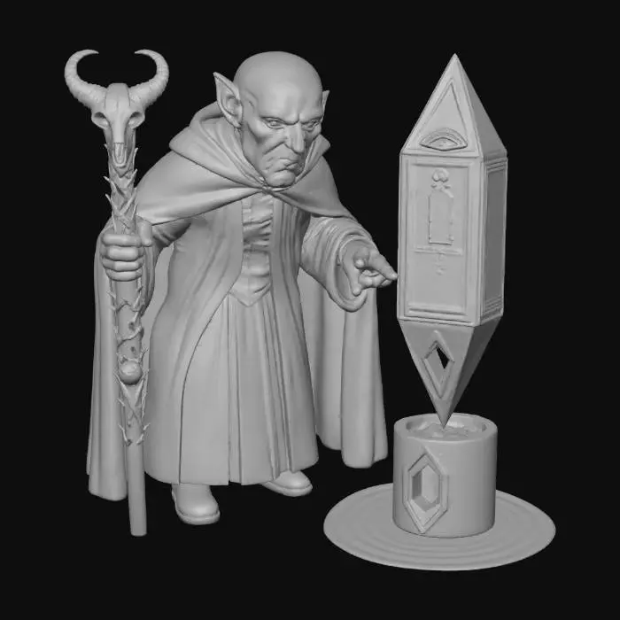 3D model for ancient ender of realms, #villain#