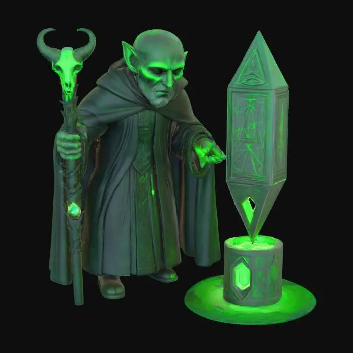 3D model for ancient ender of realms, #villain#