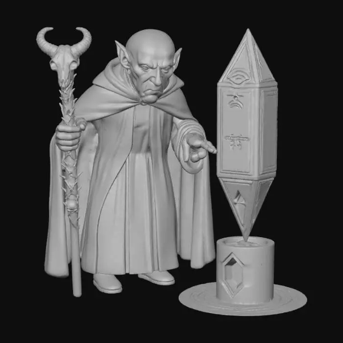 3D model for ancient ender of realms, #villain#