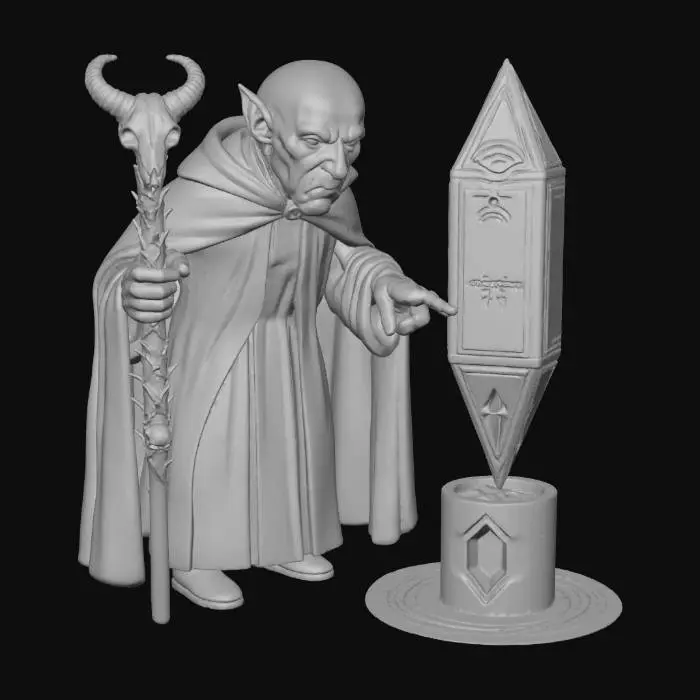 3D model for ancient ender of realms, #villain#