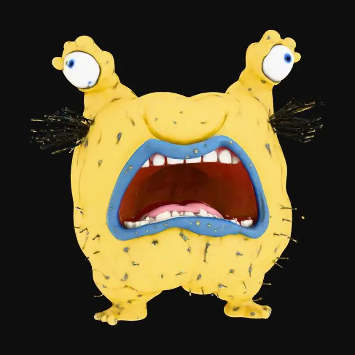 3D model for Surprised Creature