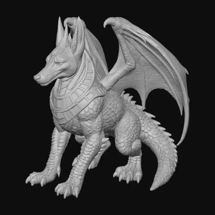 3D model for Anubis Dragon