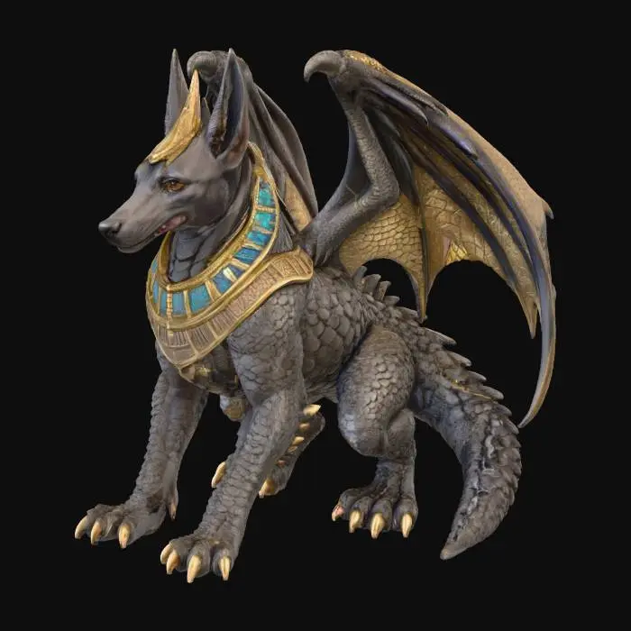3D model for Anubis Dragon