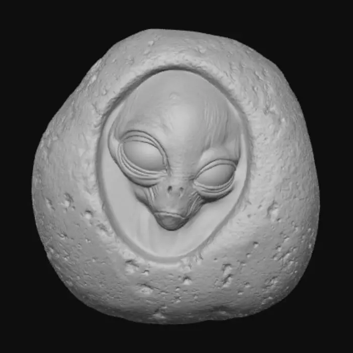 3D model for Alien Egg Emergence