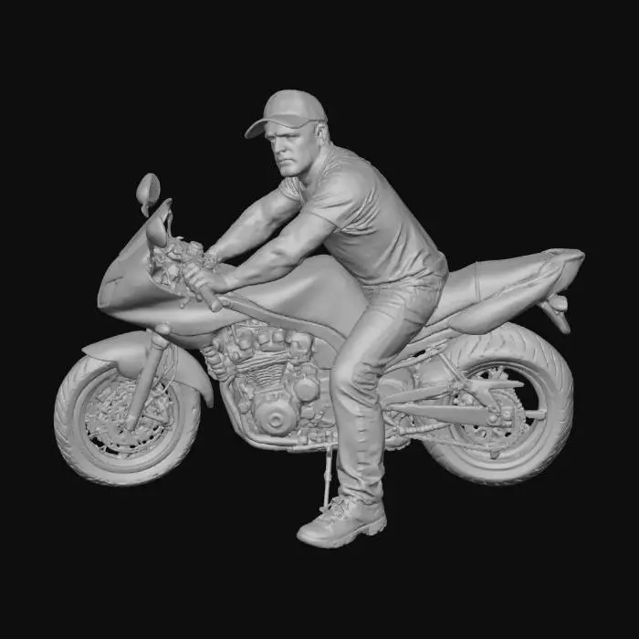 3D model for Motorcycle Moment