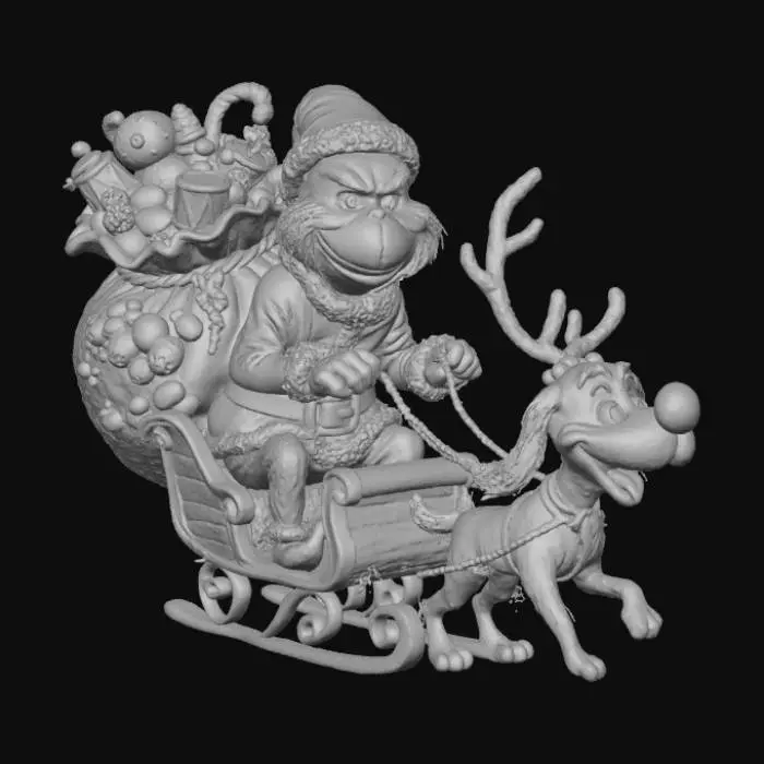 3D model for Grumpy Holiday Ride