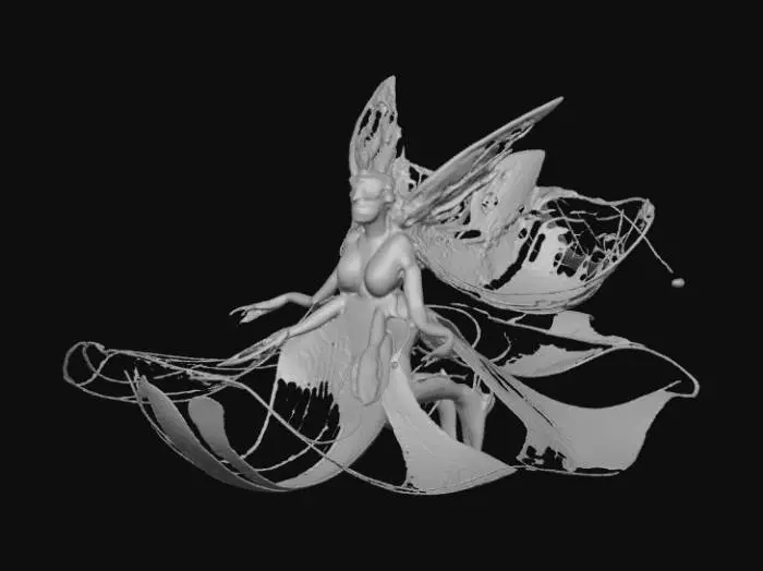 3D model for Floating  wisp sprite
A faint, floating orb of ethereal light drifts through the darkness, its glow pulsing like a heartbeat. Its color shifts subtly between pale blue, silver, and ghostly gold, sometimes flickering to almost nothing before flaring back to life. Wisps of mist coil around it, forming fleeting shapes—faces, hands, or wings that vanish as soon as they are noticed.